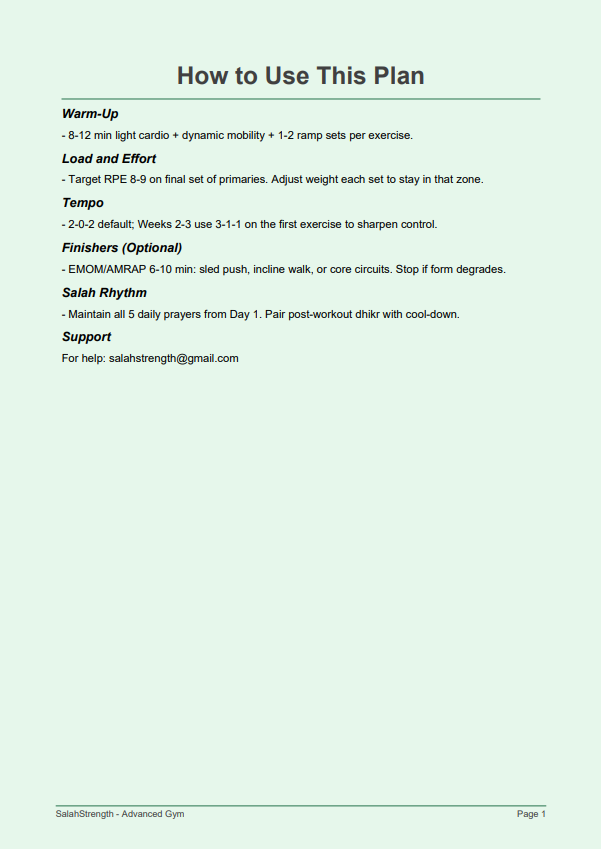 Advanced — Home (30‑Day Challenge)